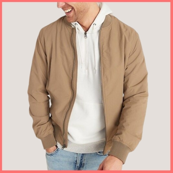 OLD NAVY NWT NYLON LIGHTWEIGHT WATER RESISTANT BOMBER JACKET - Picture 2 of 2